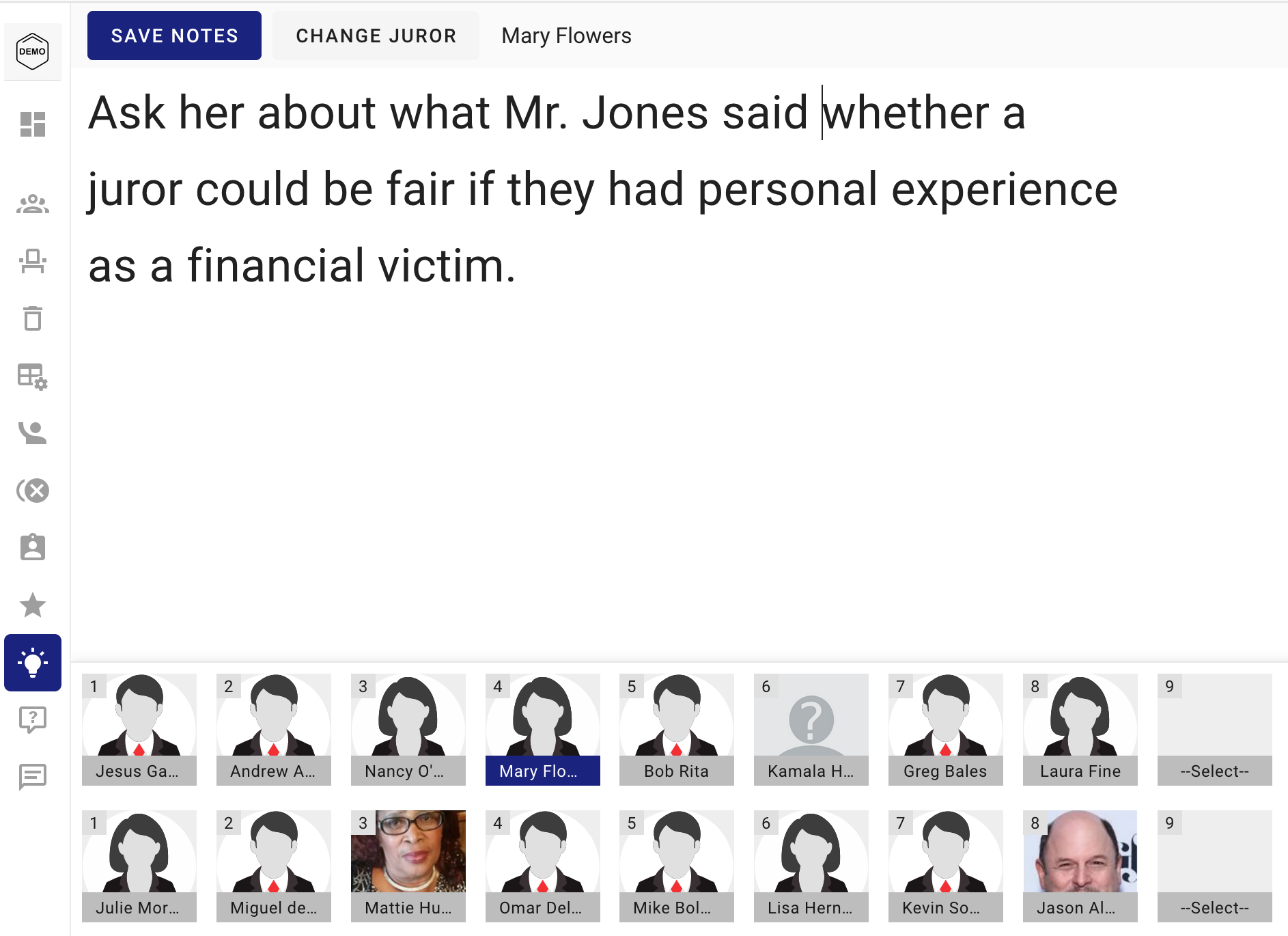 Another new feature for managing jury selection