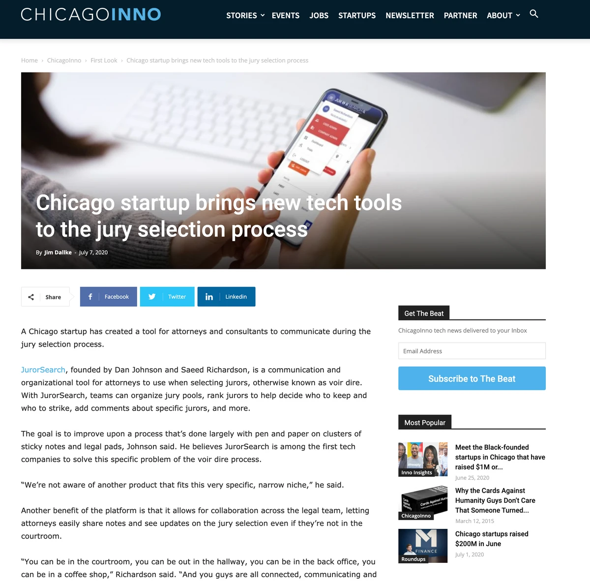 Visit the Chicago INNO website
