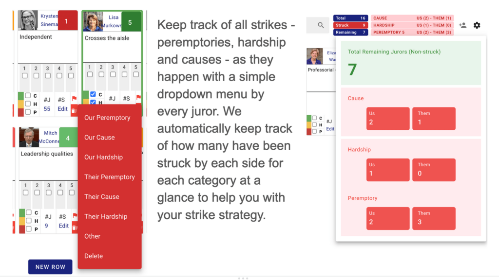 Keep track of all strikes